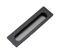 EKalgretrA Tirador De Puerta De Montaje Empotrado Tiradores de puertas correderas, manijas empotradas, herrajes for perillas, armario for cajones(5771 Black CC5inch)