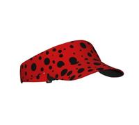 EKalgretrA Visera Solar Ladybug-Sombreros Deportivos con Visera Ajustable for Hombre y Mujer, Gorra Ligera Plegable vacía for Correr, Tenis Golf