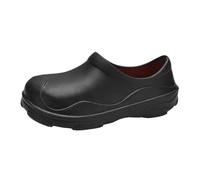 EKalgretrA Zapatos De Chef Antideslizantes para Hombre Zapatos de Enfermera Blancos Antideslizantes, Zapatos Chef Goma for Trabajo hospitalario con función Antideslizante, Impermeables(Black,42 EU)