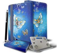 EKAM Funda universal de piel sintética con función atril para todas las tabletas de 6, 6.8 y 7 pulgadas, compatible con Kindle eReaders Fire Tablet- Kobo/Voyaga/Lenovo/Sony E-Book/iPad Mini 5 4 3 2 1