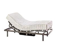 ekamia - ERIS Cama Articulada Eléctrica con Colchón Luka - 105cm x 190cm, Mando inalámbrico