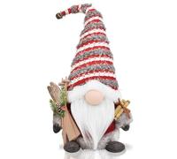 EKARSEN Precioso Gnomos Escandinavo de Decoración Navideña - Enano Tomte Original Hecho a Mano - Regalo para Navidad y Año Nuevo