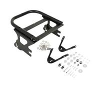 EKEGUY portaequipajes Motocicleta Kit De Acoplamiento Desmontable para Portaequipajes Dos Unidades para Touring Pack Electra para Glide para Road King 1997-2008 Parrilla portaequipaje(Negro)