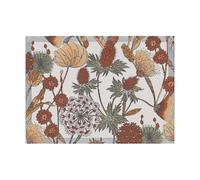 Ekelund Linneväveri Mantel individual Autumn 35x48 cm Marrón-rojo