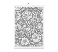 Ekelund Linneväveri Paño de cocina Flowering 35x50 cm gris