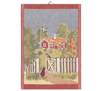 Ekelund Linneväveri Paño de cocina Mitt Sverige 35x50 cm Multi