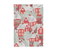 Ekelund Linneväveri Paño de cocina Tomtebyn 35x50 cm Rojo