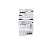 EKEY 100205 Fuente de alimentación para instalación en Serie con 230 V CA/12 V CC/2 A, para la alimentación de energía de Sistemas de Control de Acceso ekey para su hogar, Gris