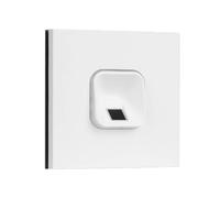 EKEY 204704 Set Lector de Huellas sLine con módulo de intercomunicador Siedle Vario Blanco, centralita, Solución de Acceso p. intercomunicador Siedle, 0,4 W, 12-24 V, Lector de Huellas Blanco