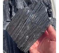 EKFBQBGW 1pc 100-130g Big size high black tourmaline stone raw for home decor