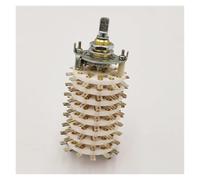 EKFBQBGW 1pc Ceramic Channel Band Rotary Switch Selector 8P11T 8-Pole 11-Position 8 Deck