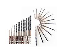 EKFBQBGW 1pcs High Speed Steel 1/4 Hex Shank Twist Drill Bit Wood Metal Hole Cutter Core Drilling Tool Cobalt Twist Drill Bits 4.8m EKFBQBGW