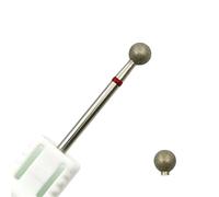 EKFBQBGW 5.0mm Ball Nail Drill Bits Fine Diamond Cuticle Burr Mills Manicure Drill Nails 1Pcs(D050D-F) EKFBQBGW