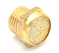 EKFBQBGW 5PC 1/4" BSP Male Thread Brass Flat Cylinder Pneumatic Air Breather Silencer Muffler Connector Fitting
