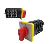 EKFBQBGW Cam Switch 16 Terminals 3 Positions High/Low Speed DIY Rotary Changeover Switches LW5-16 5.5S/4 Control Two Different Loads EKFBQBGW