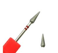 EKFBQBGW Cone Nail Drill Bits Fine Diamond Cuticle Clean Burr Russian Mills Manicure Drills Nails 1Pcs(MD0412D-F) EKFBQBGW