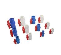 EKFBQBGW Garden Plumbing 1/2" 3/4" 1" 1.25" 1.5" 2" Internal Thread PVC Ball Valve Garden Irrigation Water Cut-Off Pipe Connection Valve Water Control Switch (Color : Green)