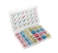 EKFBQBGW Kit Surtido de 240 Conectores termorretráctiles, terminales de Empalme, terminales de Horquilla, Anillo de Horquilla, Cable, AWG 22-10