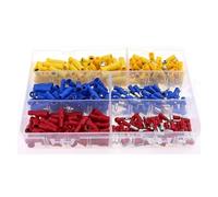 EKFBQBGW Kit Surtido de 300 Conectores de terminales de crimpado Hembra/Macho de Empalme rápido aislados de Calibre 22-16/16-14/12-10