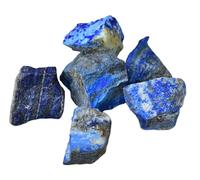 EKFBQBGW Lapis Lazuli Raw Stones Rough Crystal Bulk Gemstones for Tumbling Cutting Polishing Witch Quartz Crystals Crytsal