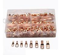 EKFBQBGW Surtido de 240 Conectores de Cable de crimpado for terminales de Anillo de Cobre for automoción