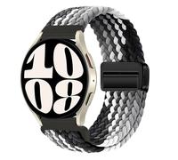 EKHNMTCM Correa Compatible con Galaxy Watch 6/5/4/pro/classic 44mm 40mm 20mm 22mm pulsera trenzada Solo loop reloj GT2 3 4 Correa(Black clever,20mm Watch Strap)