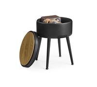 EKHO Colección Puff Almacenaje Negro Tinta