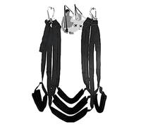 EKHOU Accesorios de Yoga Columpio Interior Parejas giratorias adecuadas para rotación Libre Columpio Negro Ajustable