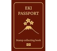 Eki Passport - Japan Stamp Collecting Book: Compact Japan travel journal for stamps and souvenirs. Red version
