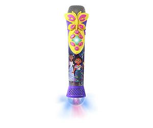 eKids Disney Encanto Karaoke Microphone with Bluetooth Speaker, Wireless Microphone Connects to Disney Songs Via EZ Link Feature, for Fans of Encanto Toys for Girls