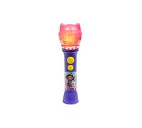 ekids KIDdesigns Gabby's Dollhouse Sing Along Micrófono para niños | Micrófono de Trabajo Real | Luz LED Intermitente integrada y Altavoz | Máquina de Karaoke portátil de Juguetes para niños