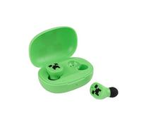 eKids Minecraft - Auriculares Bluetooth con micrófono, auriculares inalámbricos con funda de carga para auriculares, diseñados para la escuela, el hogar o los viajes