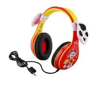 EKids Paw Patrol Marshall - Auriculares de Diadema para niños con función de limitación de Volumen integrada para Escuchar de Forma Segura, Color Rojo