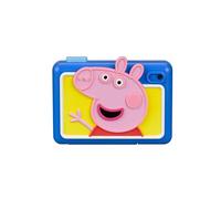 ekids Peppa Pig - Cámara infantil con tarjeta SD, cámara digital para niños con cámara de video, calcomanías digitales integradas para los fanáticos de los juguetes Peppa Pig