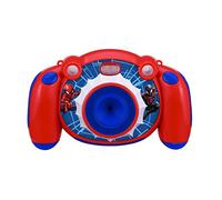 EKIDS Spiderman - Cámara Infantil con función de Foto y vídeo, cámara Digital de 2 MP para niños con Pegatinas y Funciones de edición