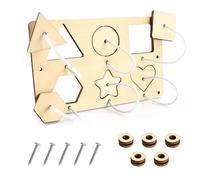 EKKONG Busy Board para Niños, Montessori Activity Board, Juguetes Montessori, Juguete educativo, Regalo para niños chicas jóvenes