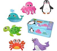 EKKONG Puzzles de Madera,Animales Rompecabezas,Juguetes Bebes, Puzzles de Madera Educativos para Bebé, Juguetes niños 1 año 2 3 4 5 6 años