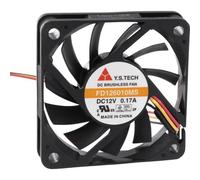 EKL FD126010MS(1F5) - Ventilador axial (12 V/CC, 35,7 m³/h, 60 x 60 x 10 mm)