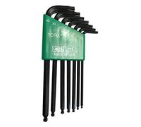 Eklind 10007 7 piezas larga serie bola/Torx L-Key Set con soporte Torx tamaños: T10 - T40