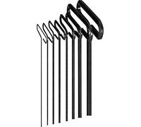 Eklind 33198 3/32 - 1/4-inch Tamaño Serie estándar agarre hexagonal t-keys Set con bolsa - acero (Juego de 8)