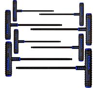 Eklind 64808 Power-T Mango Ball-Hex Llave allen - Juego de 8 unidades Métricas MM tamaños 2-10 (eje de 9 pulgadas)