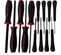 Eklind 90113 0,050 - 3/8-inch tamaño SD serie ball-hex destornillador Set con bolsa - acero (Juego de 13)