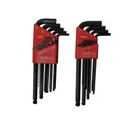 Eklind Tool 13221 - Llave Allen hexagonal en forma de L (2 juegos de 21 piezas)