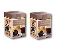 EKNA Cápsulas de café rellenables, 10 unidades, respetuosas con el medio ambiente y compatibles con Nespresso y Dolce Gusto (10)