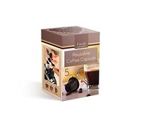 EKNA Cápsulas de café rellenables, 5 unidades, respetuosas con el medio ambiente y compatibles con Nespresso y Dolce Gusto (5)
