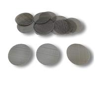 EKNA Colador universal de acero inoxidable - Colador vaporizador fino - 25 unidades - 15 mm - coladores para pipas y bongs - Colador de acero (25, 15 mm fino)