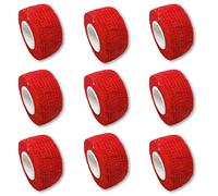 EKNA Juego de 9 vendas de yeso, vendaje para dedos sin adhesivo, vendaje para heridas, vendaje de fijación, yeso para humanos y animales
