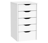Eko Cajonera (L x An x Al: 43 x 40 x 71 cm, Número de cajones: 5 ud., Blanco)