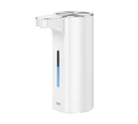 EKO Dispensador de jabón, acrilonitrilo butadieno estireno (ABS), Blanco, 13.5 onzas (Carga inalámbrica Premium)