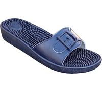 EKO FIT Tina - Chanclas con plantilla de masaje Pioli - Reactiva la circulación, navy, 41 EU